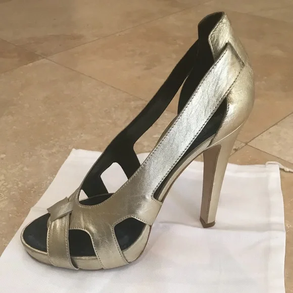 Givenchy Gold Pumps - Picture 2 of 5
